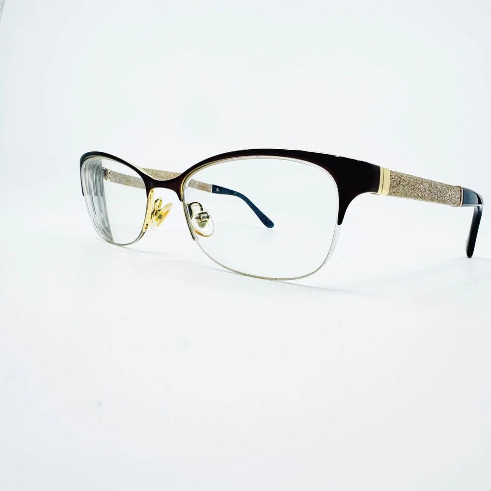 Little League Baseball Eyewear Glasses Youth Brown Glitter Cat Eye 44-17-130